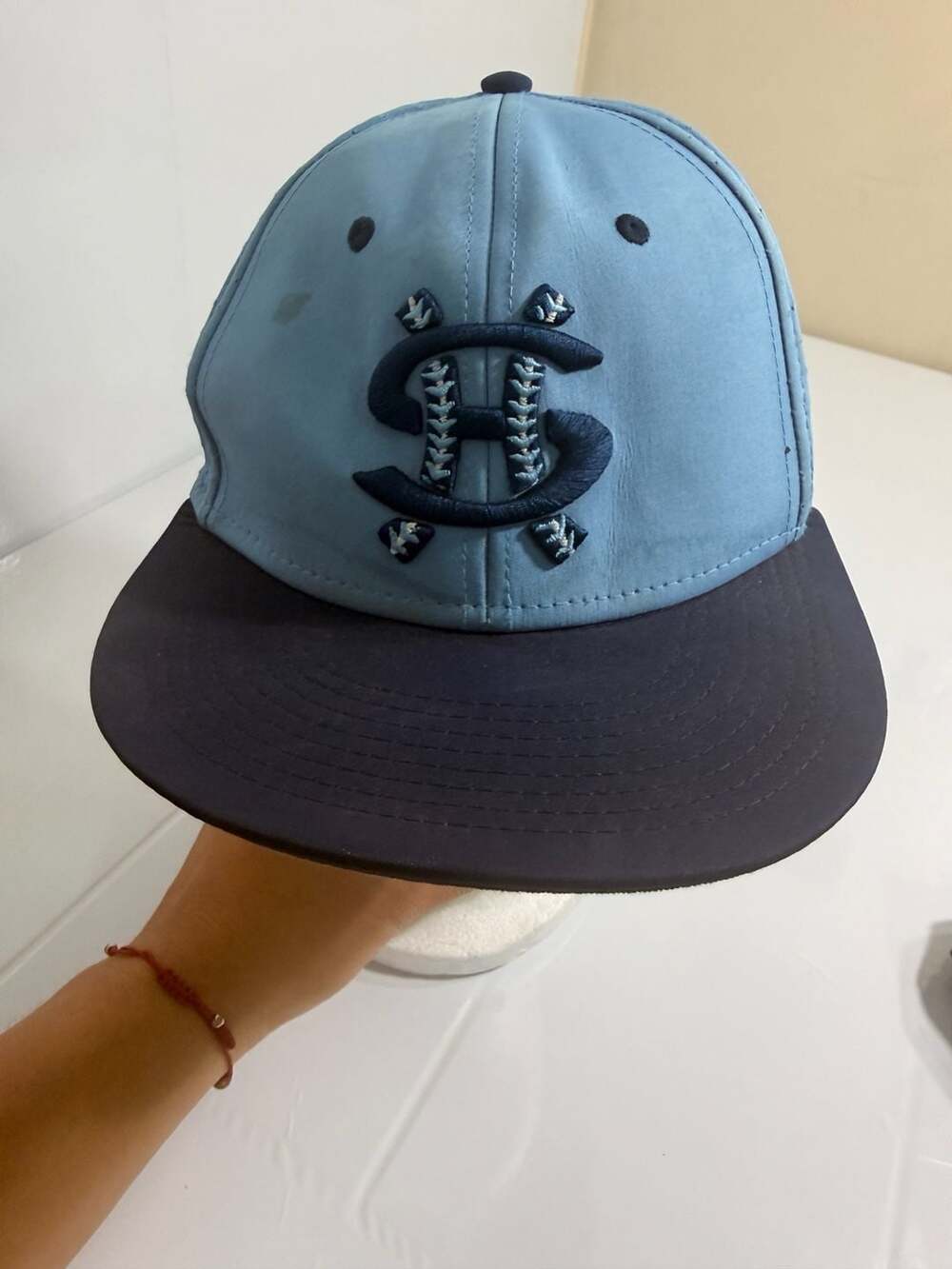 The Game PRO GP521 Carolina Blue Baseball Hat Size M